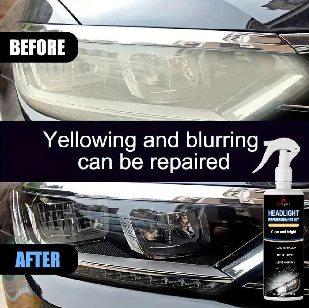 Automotive Headlight Restoration Spray (Pack of 2)
